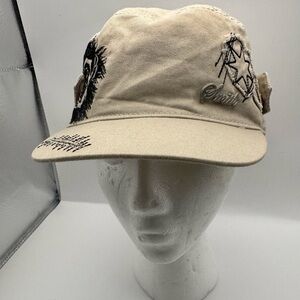 Smith Optics Women's Tan Baseball Cotton Blend Embroidered Lined Cap One Size